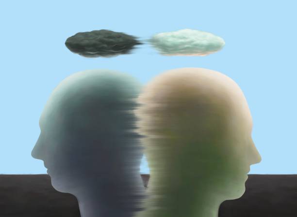 istock Sadness, Depression, Bipolar Disorder, loneliness ,Concept painting illustration 1171143553