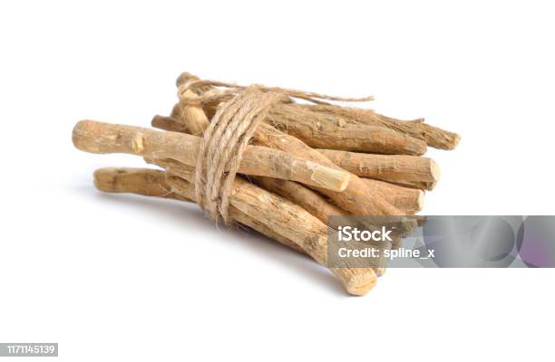 Root Withania Somnifera Known Commonly As Ashwagandha Indian Ginseng Poison Gooseberry Or Winter Cherry Stock Photo - Download Image Now