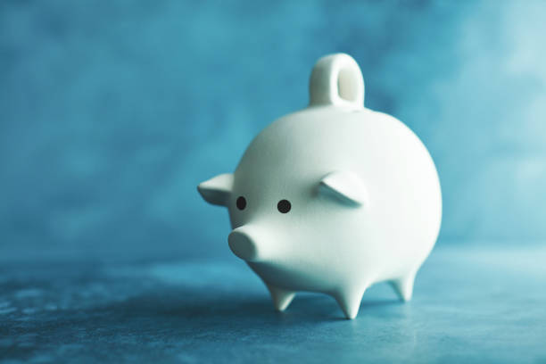 istock Little white piggy bank 1171149724