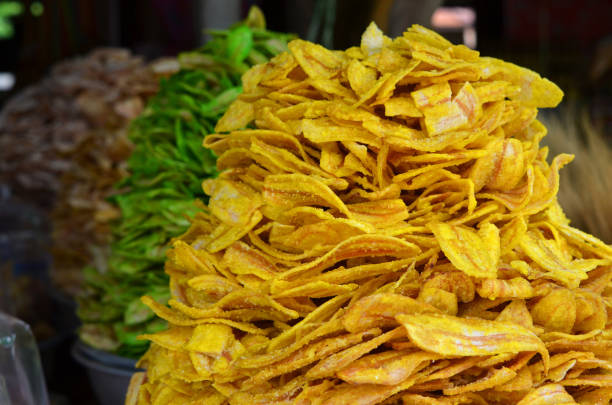 istock sun-dried banana fried with sugar 1171150390