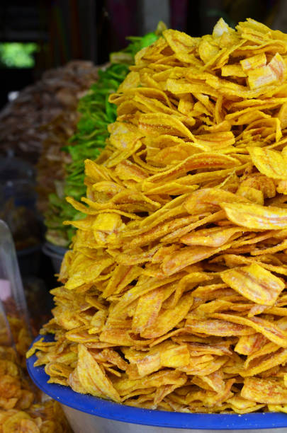 istock sun-dried banana fried with sugar 1171150810