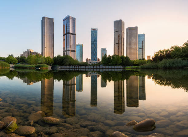 istock Beijing Wangjing landmark building 1171156591