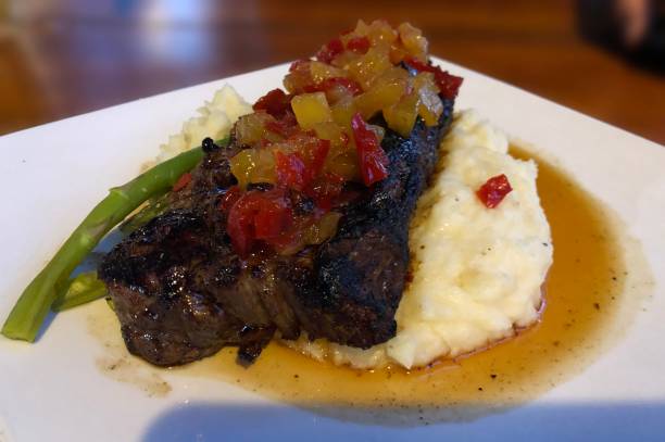 istock New York steak with potato salad 1171158992
