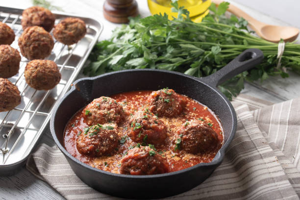 istock meatballs with tomato sauce in cast iron skillet 1171174502