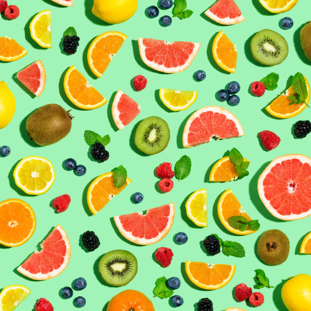 Collection of mixed fruits