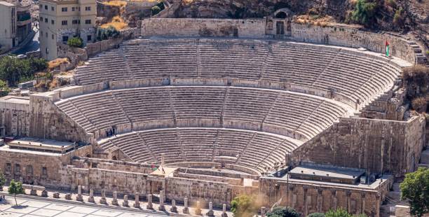 istock Roman theater in Jordan 1171182426