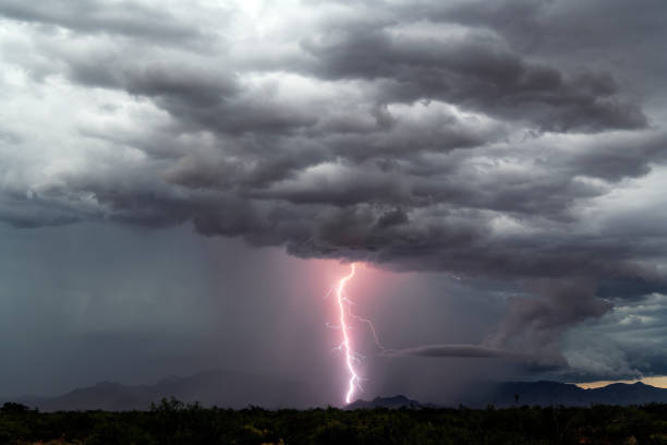 istock Lightning Bolt, Summer Monsoon, Southeastern Arizona 1171182481