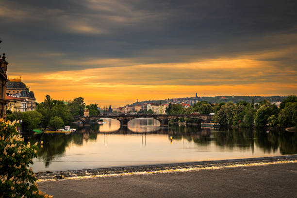 istock Beautiful Vltava river in Prague 1171184624