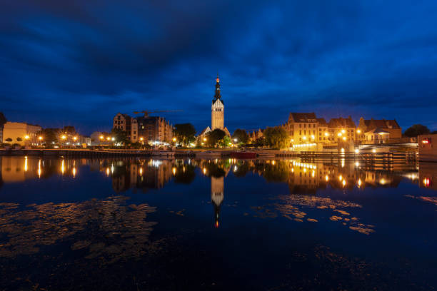 istock Architecture of Elblag at night 1171187792