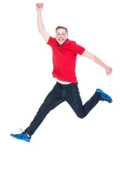 Handsome man in red shirt