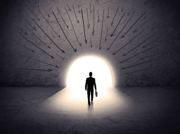 istock man standing in front of the huge gate 1171196602