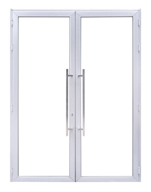istock Modern glass door at front store 1171200502