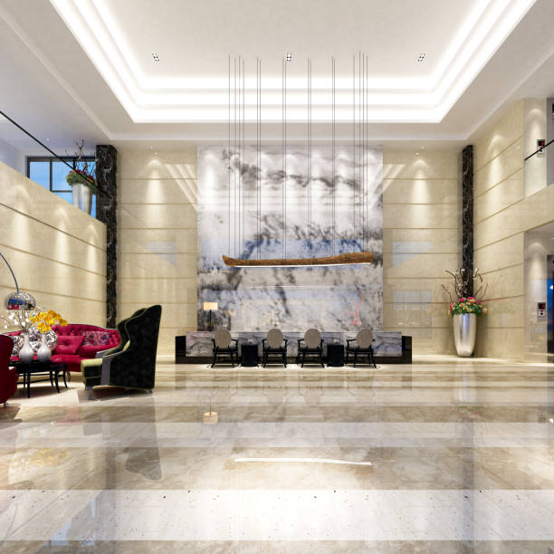 istock 3d render of luxury hotel reception hall 1171212119