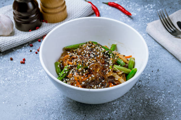 istock Rice noodles with shrimp and vegetables 1171213645