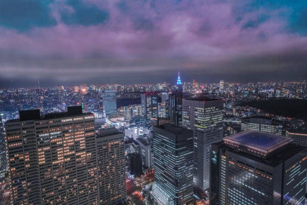 istock Tokyo skyline at night 1171219104