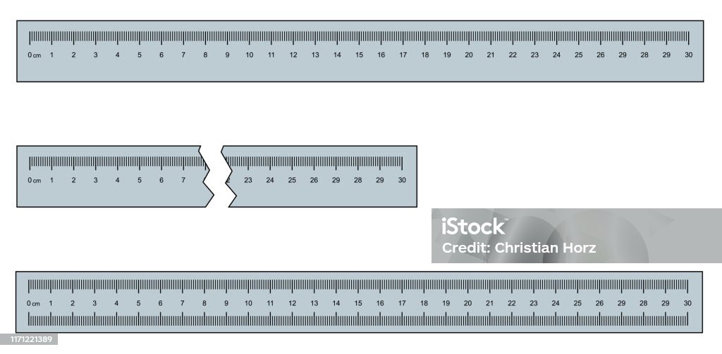 30 Cm Or 300 Mm Ruler Set Stock Illustration - Download Image Now -  Accuracy, Calibration, Centimeter - iStock