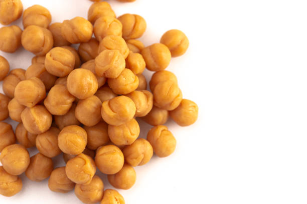 istock Caramel Bits Used for Baking Isolated on a White Background 1171222505