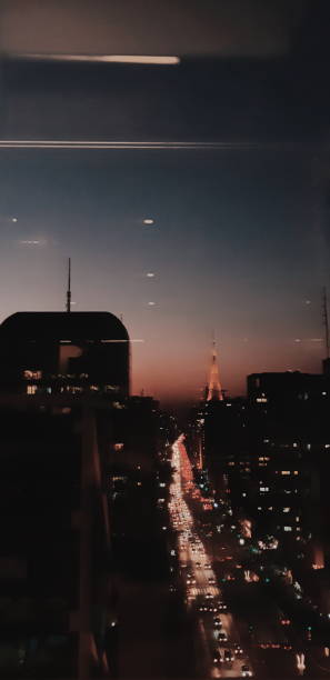 istock Sunset in Paulista Avenue 1171224249