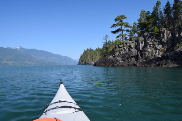 istock Paddling north on Harrison Lake, BC, Canada 1171235443