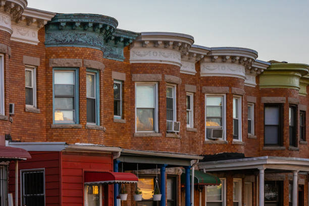 istock Row of apartments in Brooklyn 1171235487