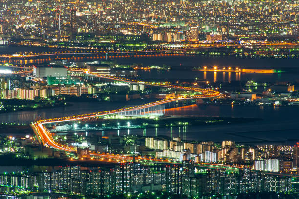 istock Kobe night view from Mt. Rokko 1171239766