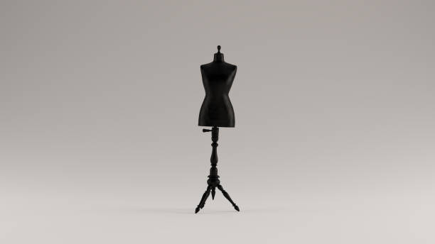 istock Black Judy Dressmakers Dress Form  Mannequin Front View 1171255453