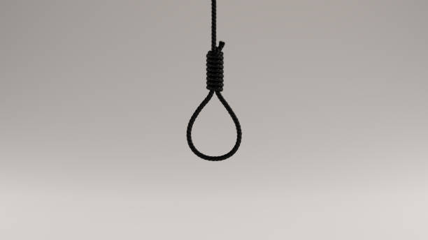 istock Black Hangman Noose Rope  Front View 1171255580