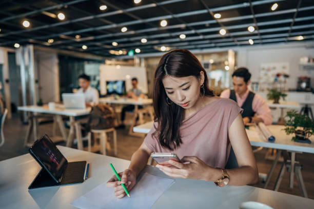 istock Woman in modern office 1171258572
