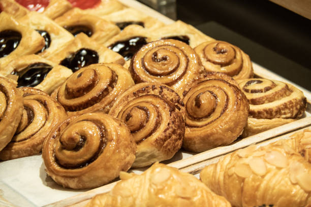 istock morning bread in tray for breakfast. 1171258807