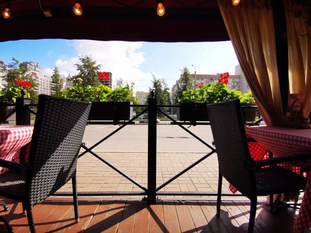 istock Restaurant balcony in sunny day 1171279004