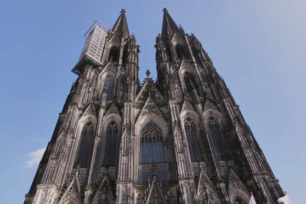 istock Bottom view over Kolner Dom amazing gothic facade 1171279044