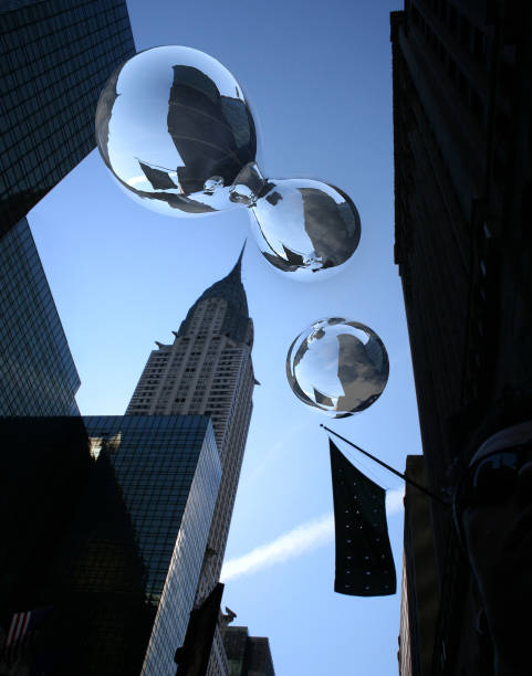 istock Water Drops in NewYork Sky 1171282497