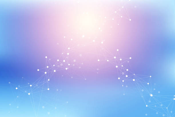 istock Expansion of life. Colorful explosion background with connected line and dots, wave flow. Visualization Quantum technology. Abstract graphic background explosion, motion burst, vector illustration. 1171285878