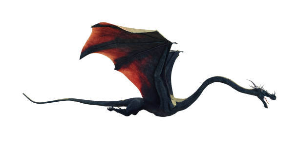 istock dragon, flying mythology animal isolated on white background (3d creature illustration) 1171292919
