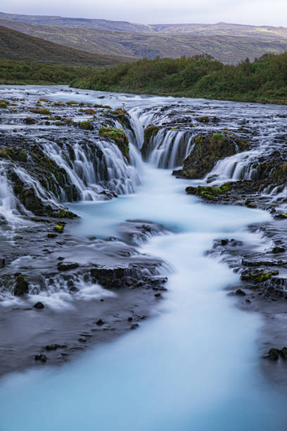 istock Bruarfoss waterfall in Iceland with blurred motion 1171300398
