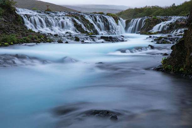 istock Bruarfoss waterfall in Iceland with blurred motion 1171300408