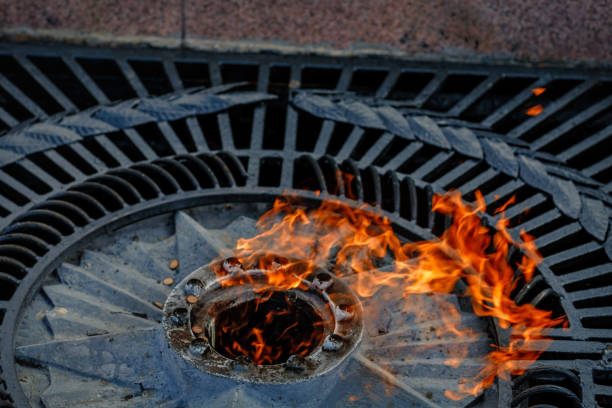 istock eternal flame shot on a cloudy August day 1171300412