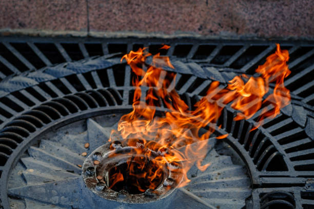 istock eternal flame shot on a cloudy August day 1171300503