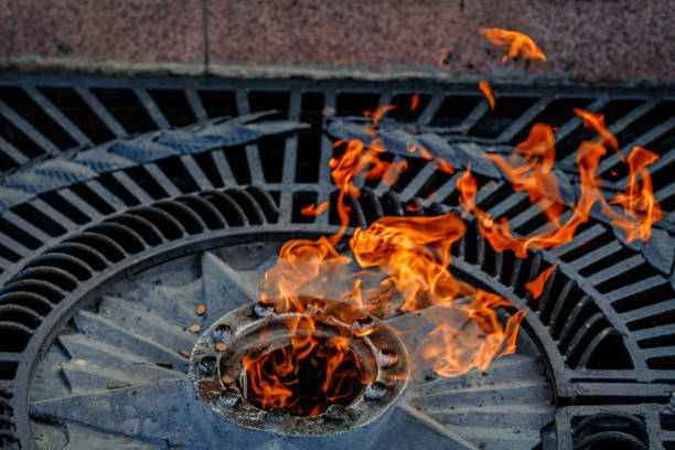 istock eternal flame shot on a cloudy August day 1171300516