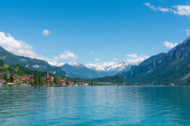 istock Lake Brienz with a view of Brienz 1171310352
