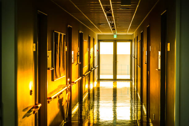 istock Corridor that evening sunshine is plugged 1171310810