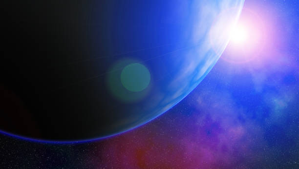 istock alien planet in space with nebula and stars 1171313107
