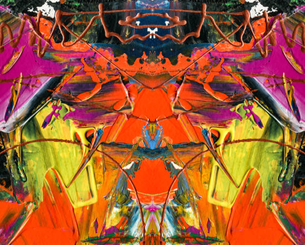 istock Abstract symmetric art. Psychology test 1171320281