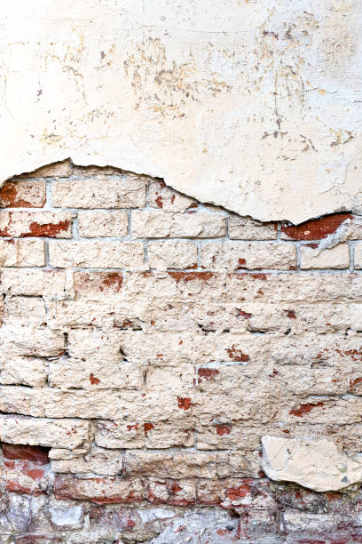 istock Natural grunge brick stucco concrete wall texture backdrop surface fragment 1171322550