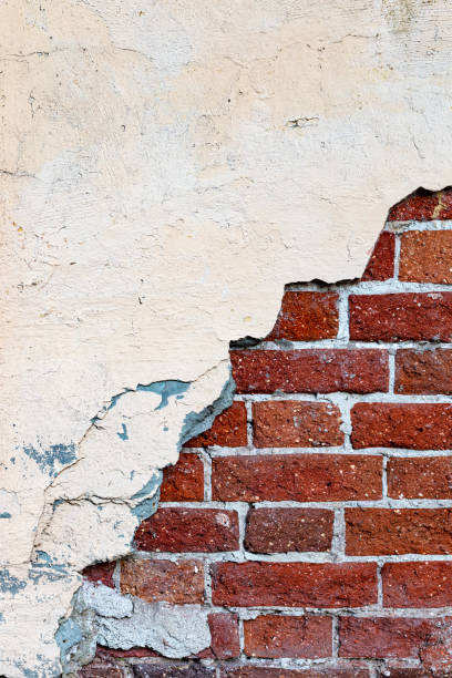 istock Natural grunge brick stucco concrete wall texture backdrop surface fragment 1171322585