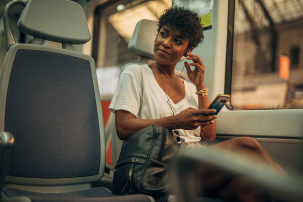 istock Pretty woman in train 1171322932