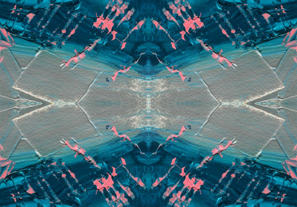 Abstract symmetric art. Psychology test. The picture is great for print on fabric, t-shirts, mugs, notebooks and many more.