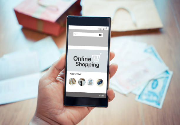 istock Online Shopping Website on Smartphone. 1171330665