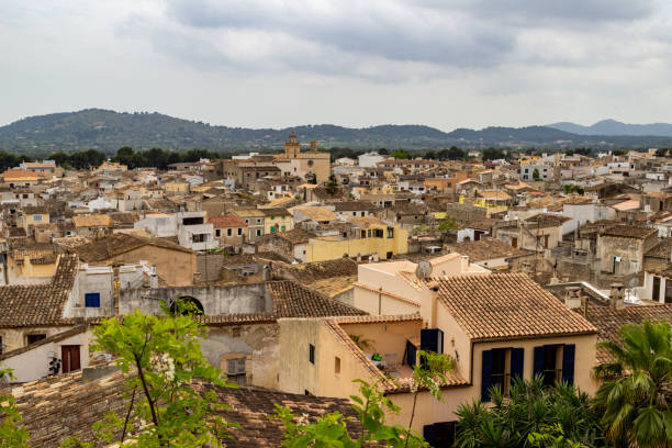 istock Panoramic view over Arta on balearic island Mallorca, Spain 1171330965