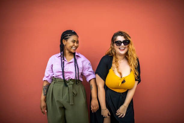 istock Beautiful curvy women laughing 1171333103